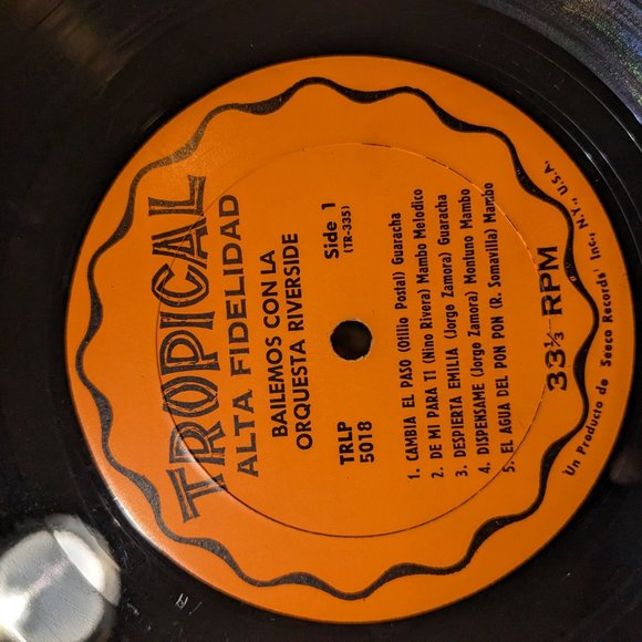 vinyl record #rare #mambo #ORQUESTA RIVERSIDE "Bailemos Con La Riverside" 1959 - Picture 5 of 16